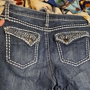 Wrangler Rock47 Jeans. Some Wear On The Bottom But That Is It